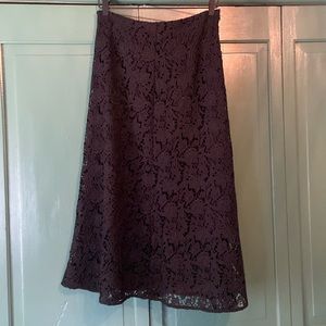 ZARA open lace skirt